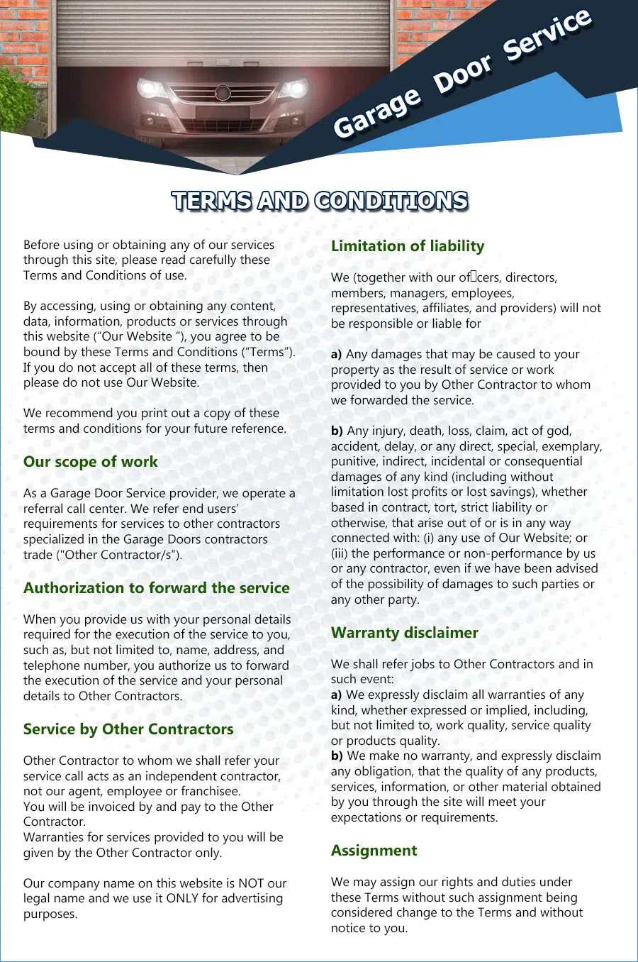 Eagle Garage Door Service New York, NY 212-918-5370